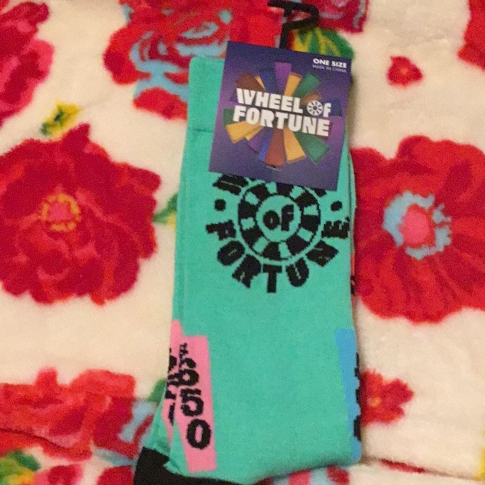Wheel of Fortune Socks new